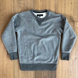Rag & Bone Raglan Sleeve Gray Crewneck Sweatshirt